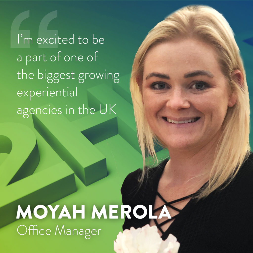 2Heads new office manager Moyah Merola 