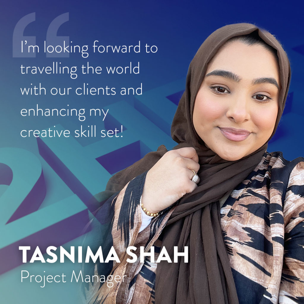 2Heads new joiner Tasnima Shah the project manager 